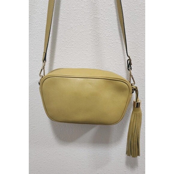 Valentino By Mario Valentino Mia Embossed Leather Crossbody Bermuda Green - Picture 5 of 10